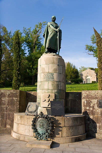 istock Statue of D. Afonso Henriques and S. Miguel Chapel 134187101