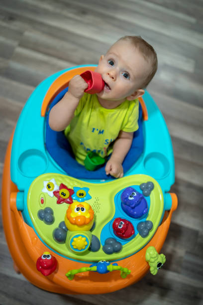 istock Baby in baby walker 1341872216