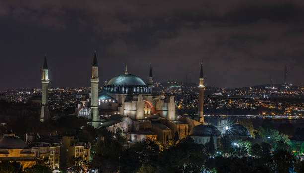 istock hagia sophia night 1341873667
