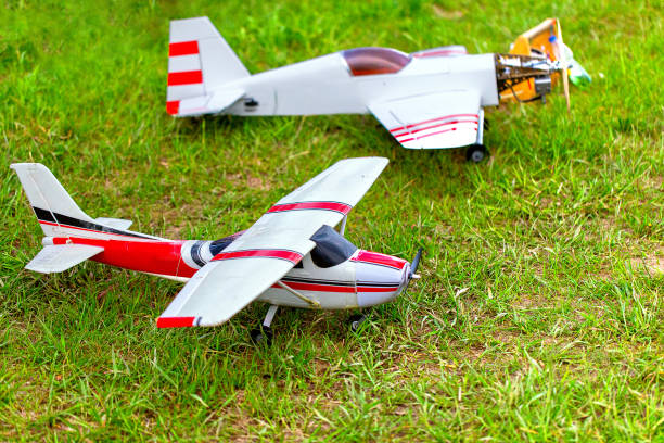 istock Radio-controlled aircraft. Aircraft modeling 1341883395