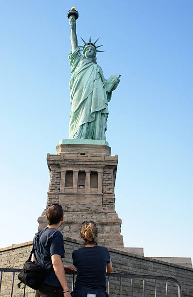 istock Lady Liberty and guests 134188596