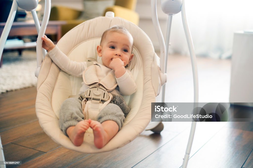 Caucasian baby Cute Caucasian baby, about 7 months old. Baby - Human Age Stock Photo