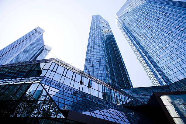 istock Office building in business center 134189281