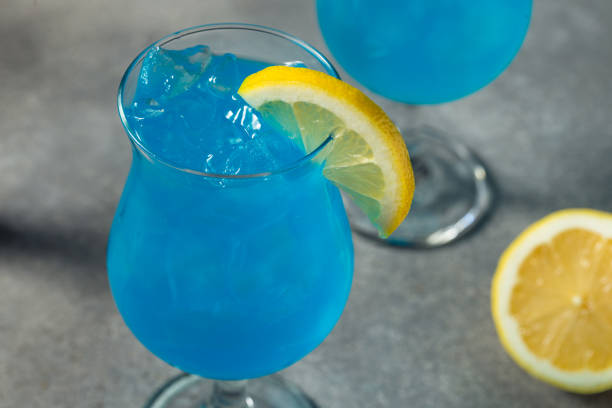 istock Refreshing Boozy Blue Hawaii Cocktail 1341895872