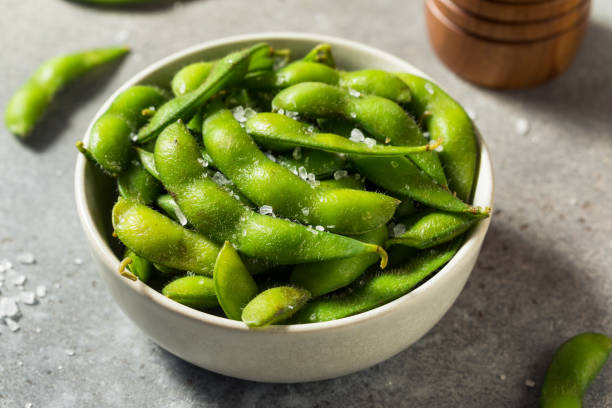 istock Organic Green Edamame Beans 1341895976