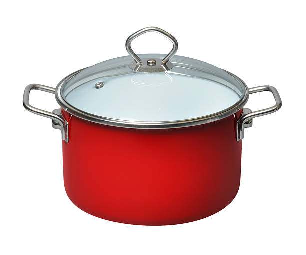 istock Saucepan with glass lid 134189709