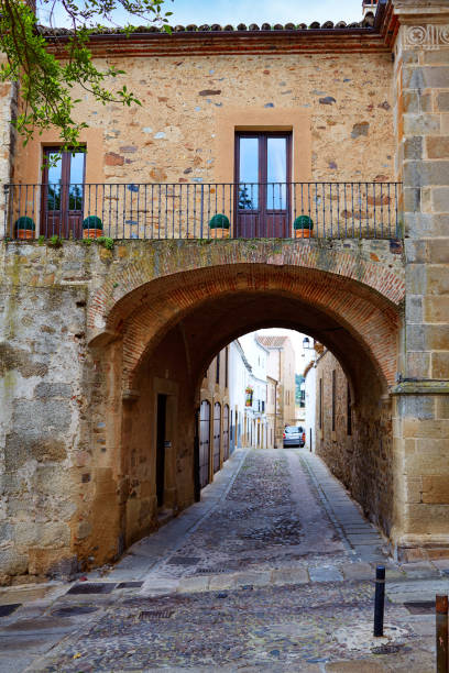 istock Caceres Puerta de Coria door Spain Extremadura 1341900299