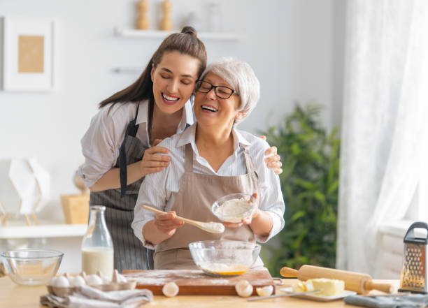 istock family are preparing bakery together 1341901515