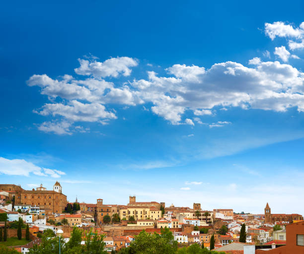istock Caceres skyline in Extremadura of Spain 1341901749
