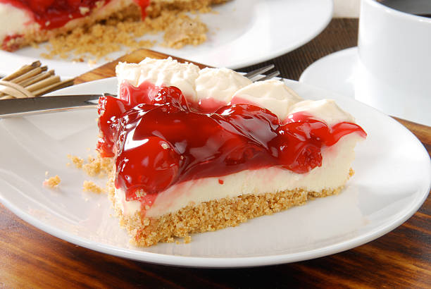 istock Gourmet cheesecake topped with cherries 134190258
