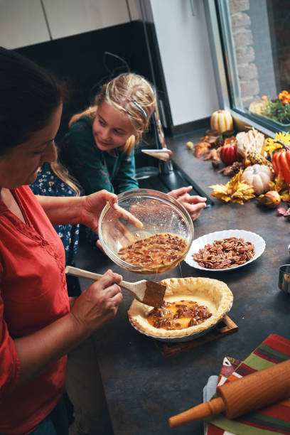 istock Preparing Pecan Pie for the Holidays 1341905787