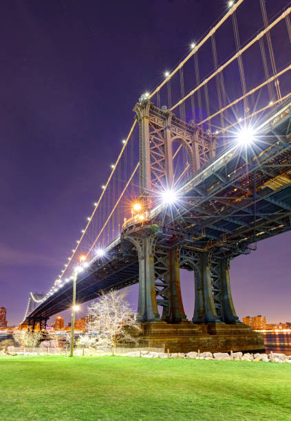 istock Manhattan Bridge at night, NYC 1341917250