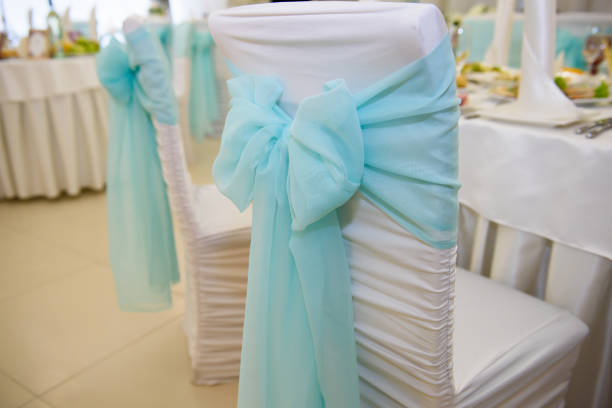 Wedding chairs blue color