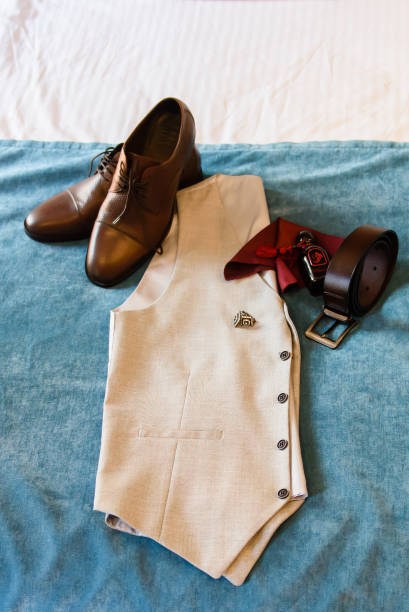 istock The man's clothes are classic and brown shoes. 1341919377