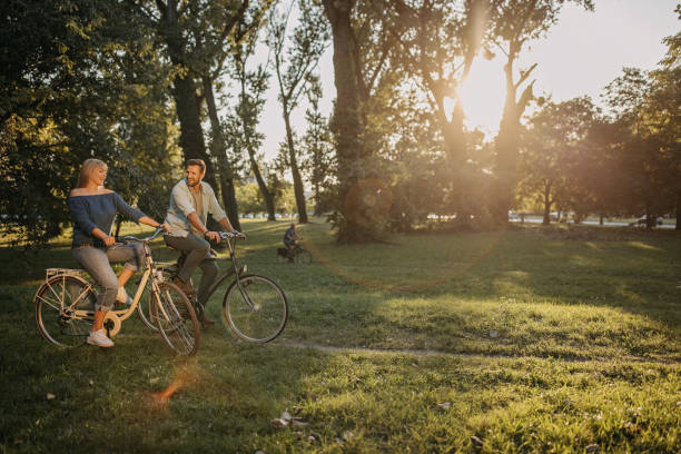 istock Cycling in the park 1341920531