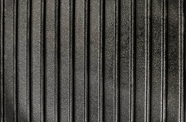 istock Ribbed grill pan background texture. Top view. 1341923396