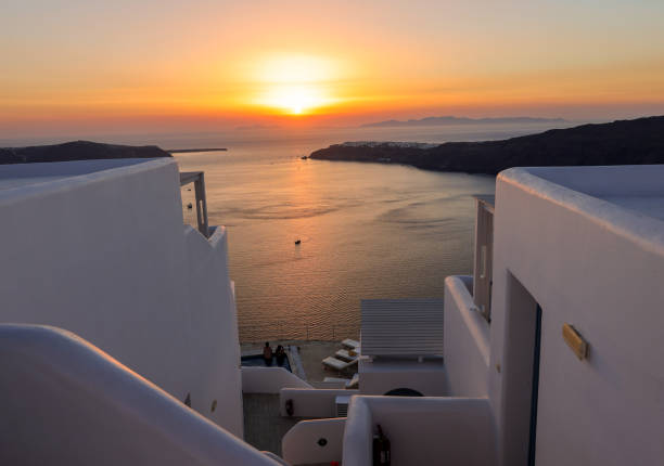 istock Sunset over Santorini as seen from Imerovigli. Cyclades, Greece 1341924648
