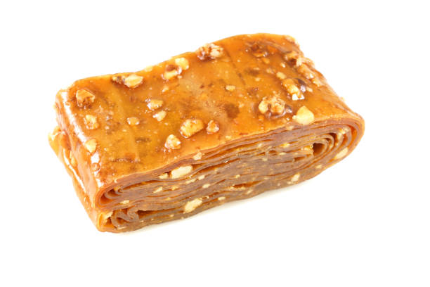 istock Traditional Turkish sweet pestil  dessert with walnut. 1341925990