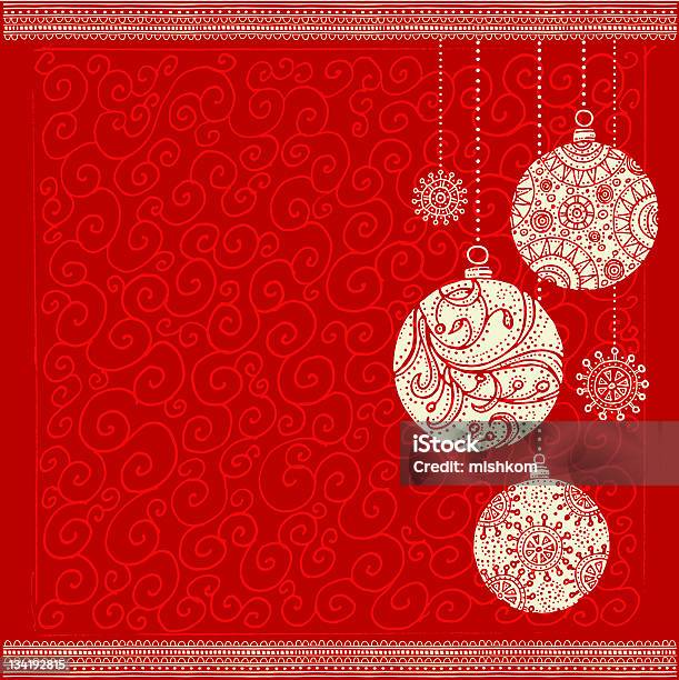 Sfondo Di Natale - Immagini vettoriali stock e altre immagini di Cartolina di Natale - Cartolina di Natale, Copy Space, Decorazione natalizia