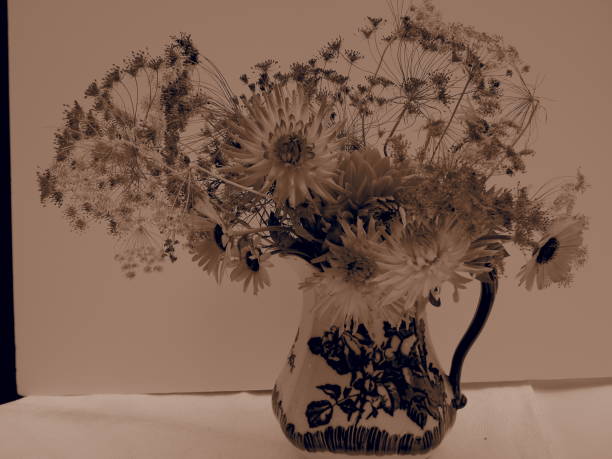 istock Flower bouquet in a vase 1341937118