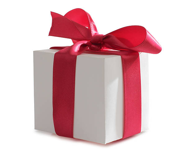 istock Paper box and red ribbon 134194030