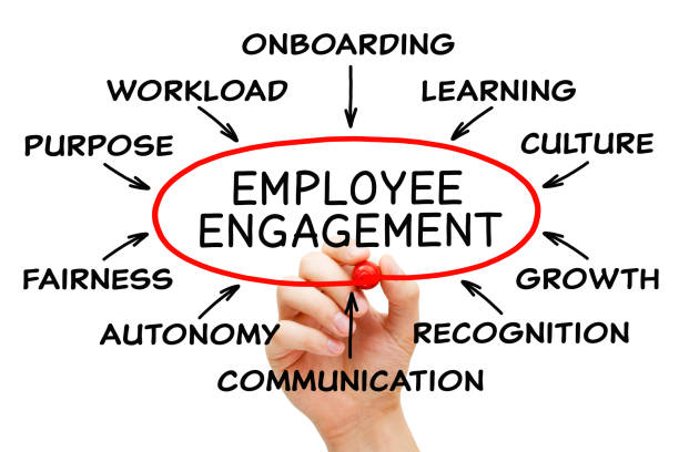 istock Employee Engagement Diagram Business Concept 1341946027