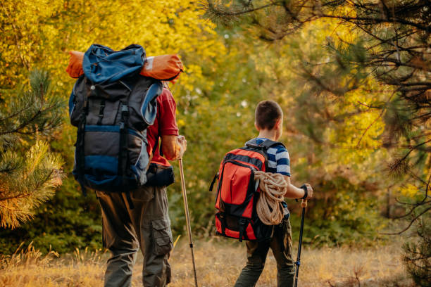 istock Hiking with grandson 1341946917