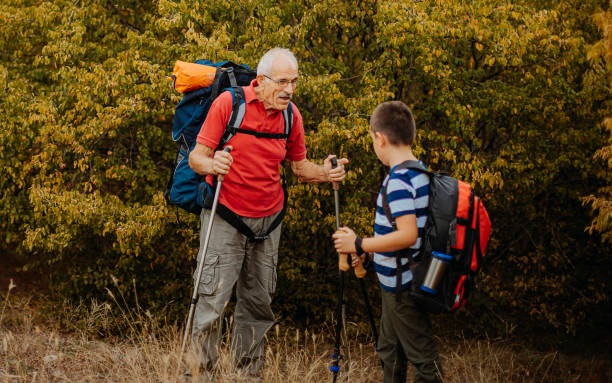 istock Hiking with grandson 1341947031
