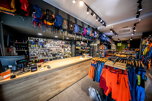 Outdoor shop fully equipped with hiking, mountaineering and camping equipment for all the adventurous people who wants to enjoy nature and all its beauty.