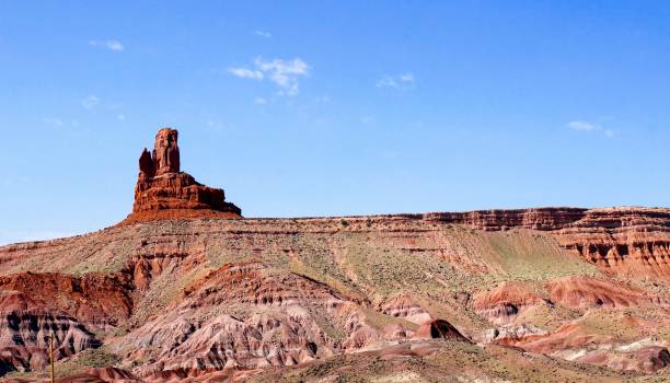 istock Lone Rock Out Cropping In Southwest High Desert 1341948925