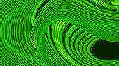 Abstract bright luminous green screen background. Neon effect Art trippy digital backdrop. Vibrant banner. Template. Water wave effect. Swirl. Whirlpool tunnel. New innovation technology concept. AI.