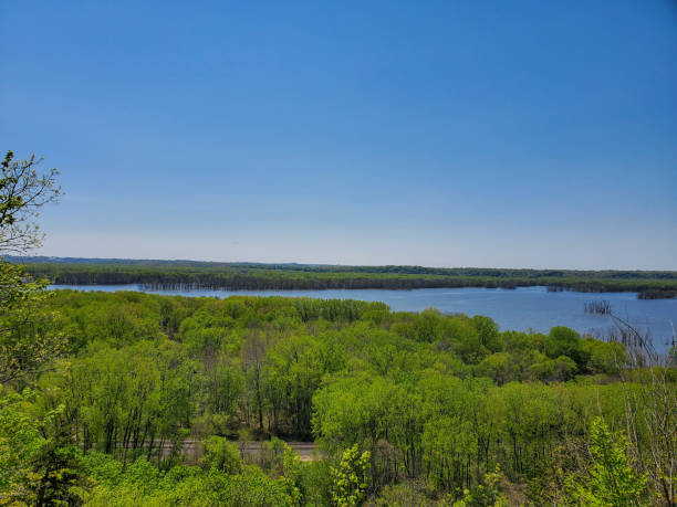 istock Landscape of Ohio River between Forest 1341951003