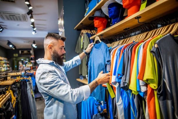 istock Male hiking enthusiast shopping 1341952129