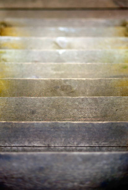 istock Wooden staircase 134195322