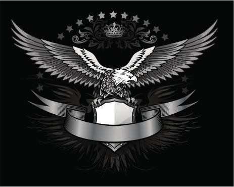 Spread Winged Eagle Insignia Stock Illustration - Download Image Now ...