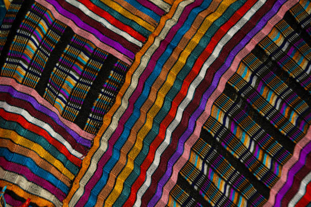 Colorful textile from Zinacantan, Chiapas, Mexico