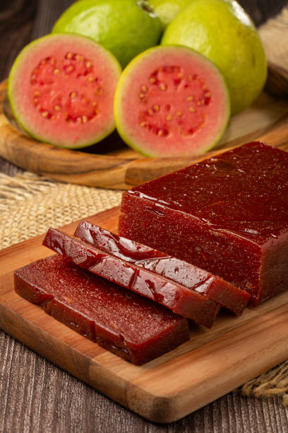 istock Guava paste, typical sweet made from guava also known as Goiabada. 1341957372