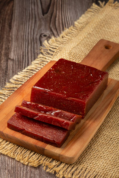 istock Guava paste, typical sweet made from guava also known as Goiabada. 1341957408