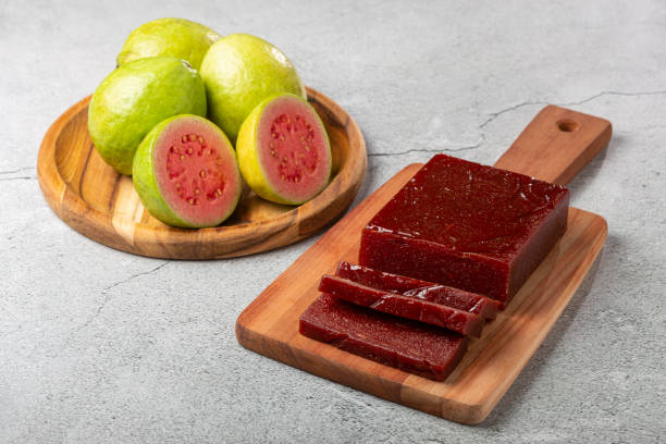 istock Guava paste, typical sweet made from guava also known as Goiabada. 1341957425