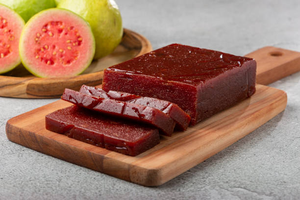 istock Guava paste, typical sweet made from guava also known as Goiabada. 1341957432