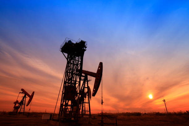 istock The oil pump, industrial equipment 1341960928