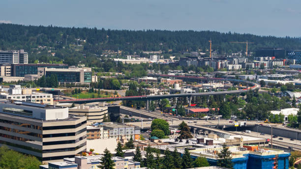 istock Aerial View of Bellevue, Washington 1341966291