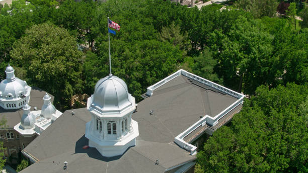 istock Birds Eye View of Nevada State Capitol Building 1341967255