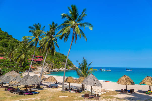 istock Aow luek beach at Koh Tao island 1341968118