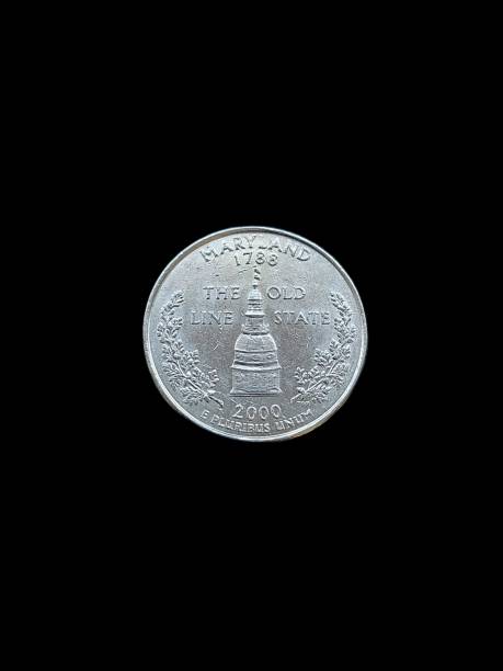 istock Coin 25 US cents. States and territories. 1341969901
