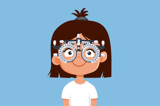 160+ Child Eye Exam Illustrations, Royalty-Free Vector Graphics & Clip Art - iStock | Child eye exam machine