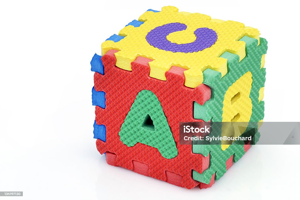 Amusant alphabet cube - Photo de Apprentissage libre de droits