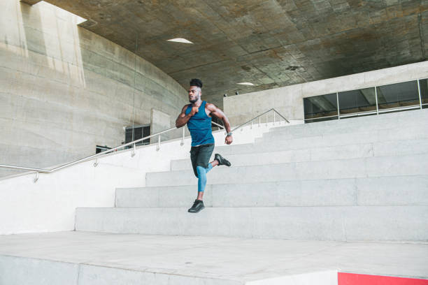 istock Active athlete man warming up for exercise outdoor 1341975358