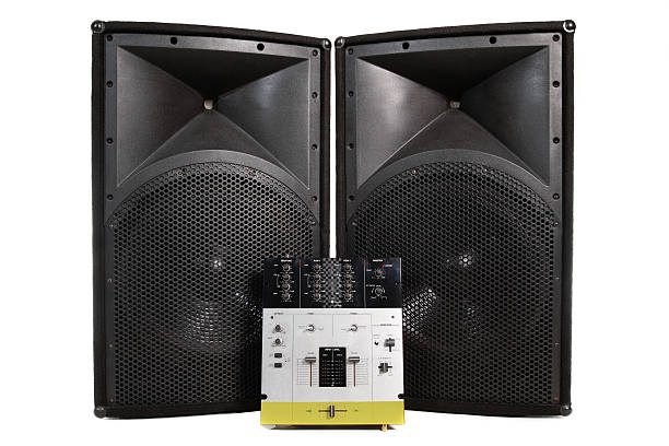 istock Concert equipment for a DJ 134198319
