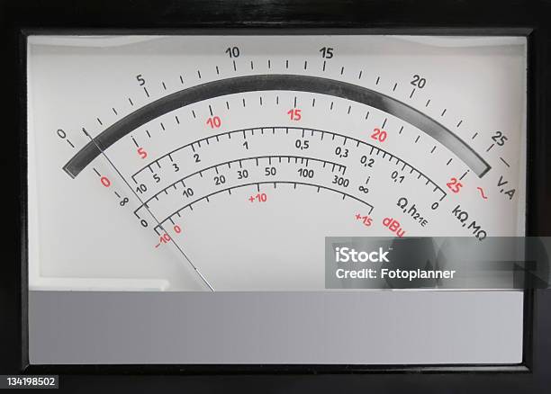 Analoganzeige Stockfoto und mehr Bilder von Amperemeter - Amperemeter, Ausrüstung und Geräte, Elektrizität